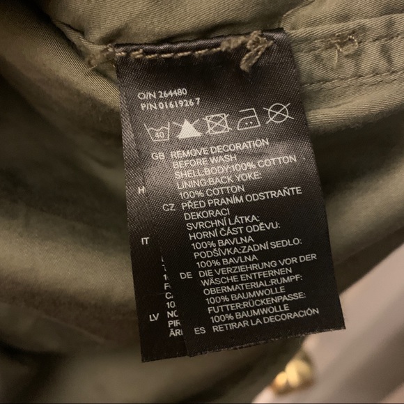 H&M Army green Parker jacket - Picture 12 of 13